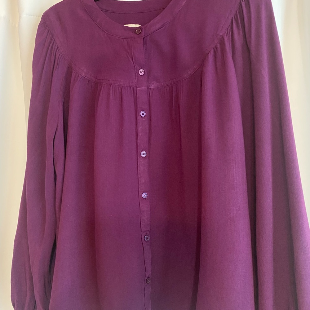 a new day Women's Deep Purple Blouse